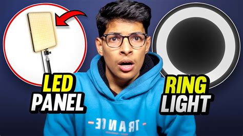 Best Lighting For Youtube Videos Led Vs Ring Light Youtube