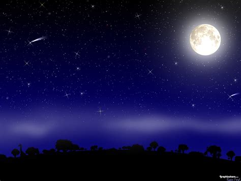 48 Animated Night Sky Wallpaper On Wallpapersafari