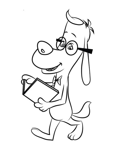 Free mr peabody & sherman coloring page to print and color, for kids. Mr peabody & sherman free to color for kids - Mr Peabody ...