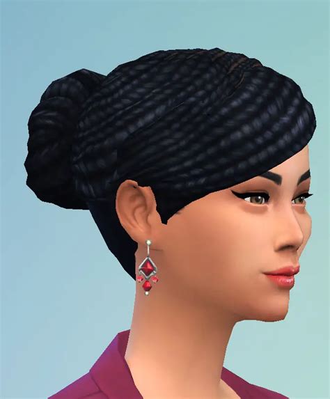 The Sims 4 Braid Hair Buklo