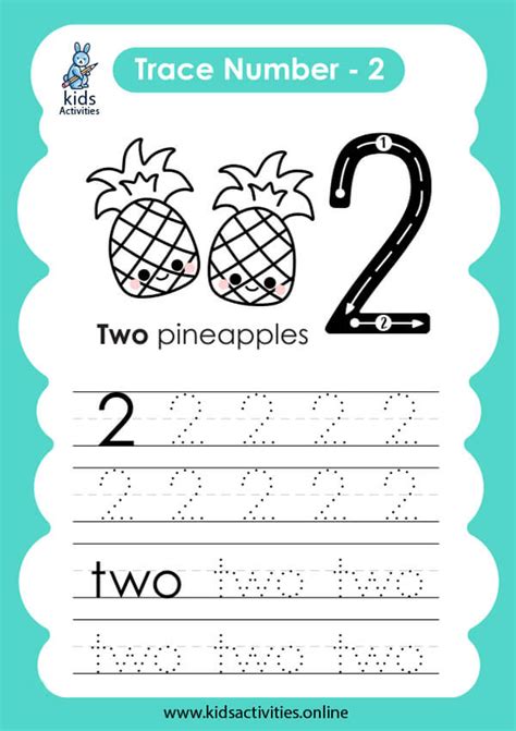 Learning Numbers 2 Worksheets