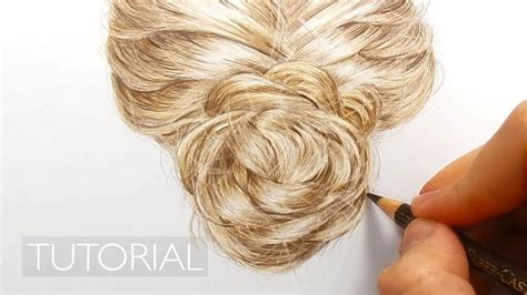 Tutorial How To Draw Realistic Hair With Colored Pencils