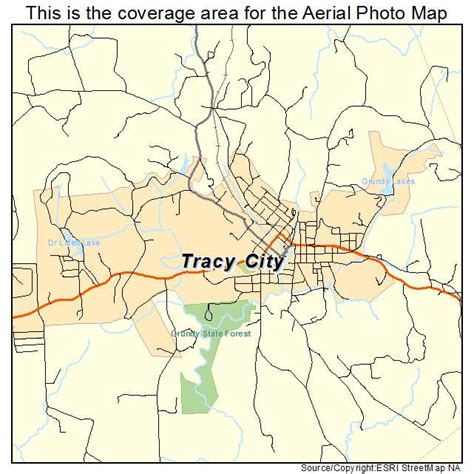 Aerial Photography Map Of Tracy City Tn Tennessee