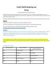 Preap Vsepr Modeling Lab Pdf Preap Vsepr Modeling Lab Pts Valence