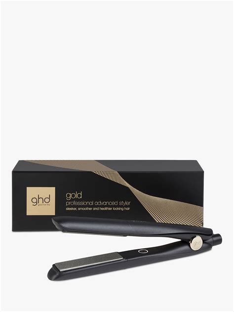 Ghd Gold Hair Straightener Black At John Lewis And Partners