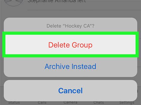This will confirm you want the exit the group chat, and how to delete a group on whatsapp: How to Delete a Group on WhatsApp on iPhone or iPad: 9 Steps