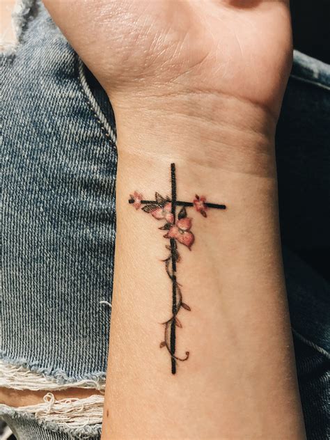 Cross Wrist Tattoo