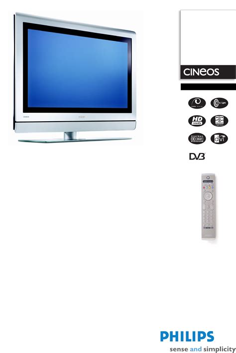 How to reset philips tv to factory settings? Bedienungsanleitung Philips Cineos 32PF9967D (3 Seiten)