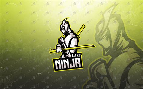 The Last Ninja Mascot Logo Ninja Esports Logo For Sale Lobotz Ltd