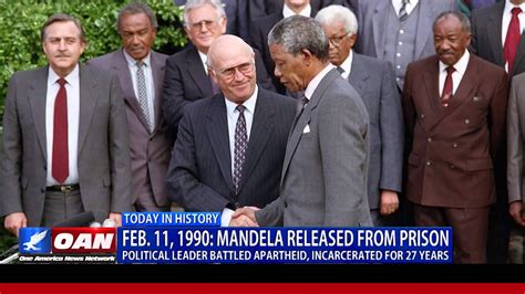 This Week In History Mandela Released From Prison Youtube