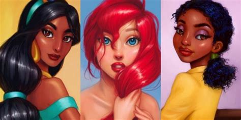 an artist reimagined disney princesses in her own breathtaking way