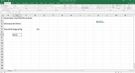 Como Criar Uma Planilha No Excel Passo A Passo Cursos De Excel Online