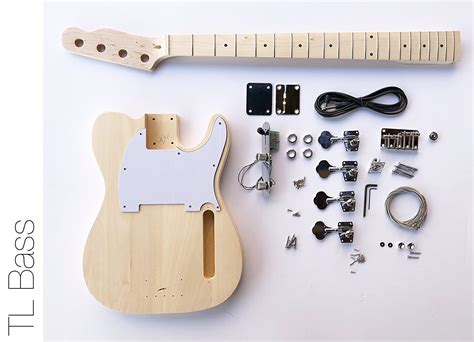 Want a guns and guitars shirt? DIY Electric Bass Guitar Kit - Tele Advanced 767223142176 ...