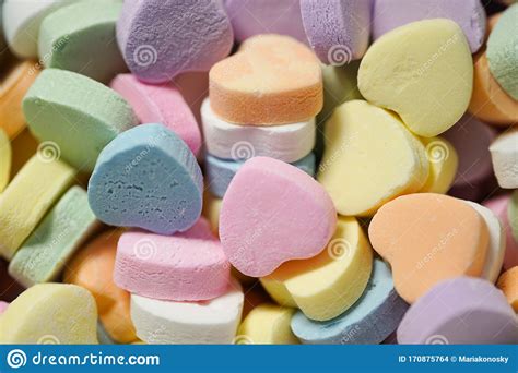 Sweetheart Candies For Valentine S Day Stock Photo Image Of Colored