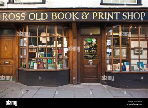 Ross Old Book And Print Shop In Ross On Wye Herefordshire England Uk