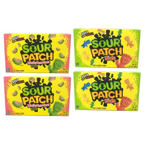 Sour Patch Kids Sour Patch Watermelon Bundle 4pcs Candy Corner