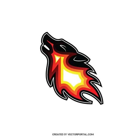 Fire Wolf Free Vector Image In Ai And Eps Format