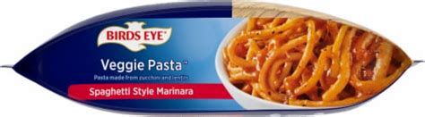 Birds Eye Frozen Spaghetti Style Marinara Veggie Pasta 10 Oz Kroger