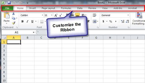 How To Customize Ribbon Tabs In Excel