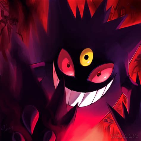 Mega Gengar By Evilapple513 On Deviantart