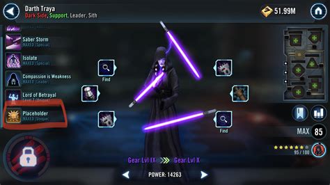 Noticed This New Very Sith Like Ability On Traya After The Update