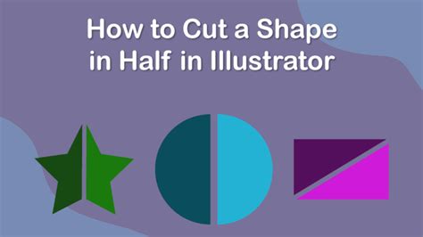 How To Cut A Shape In Half In Adobe Illustrator Imagy