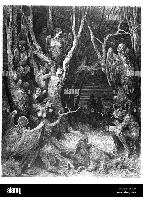 Gustave Doré 1832 1883 Dantes Inferno Illustration Photo Stock Alamy