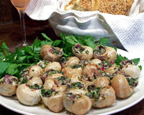 Snails Bourgugnonneescargots A La Bourguignonne Recipe