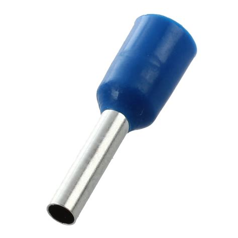 1000pcs Crimp Connector Insulated Pin Terminal Blue For Awg 16 Wire Ws