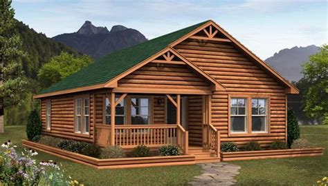 Small Log Cabin Modular Homes 10480
