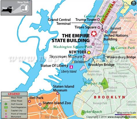 Empire State Building Nyc Map Video Facts Location