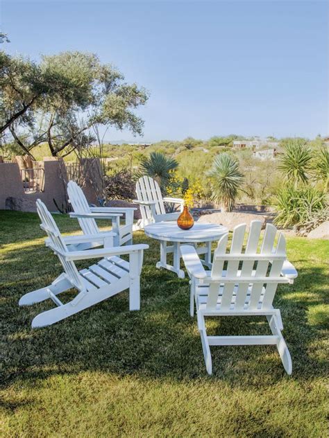 Rated 5 out of 5 stars. Classics 5-Piece Folding Adirondack Conversation Set ...