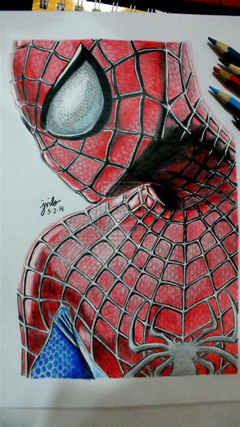 How To Draw Spider Man Spider Man Homecoming Easy Drawing Tutorial