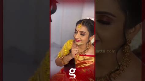 Pandian Stores Dhanam அண்ணியா இது Sujithas Bridal Makeup Video
