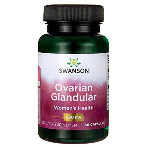 Swanson Premium Raw Ovarian Glandular 250mg 3 Bottles Each Of 60 Capsules On Galleon Philippines