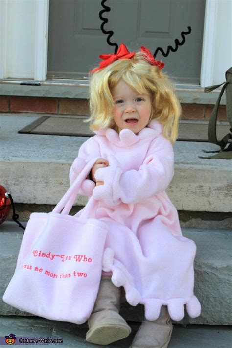 Dr Seuss Cindy Lou Who Character Costume For Girls