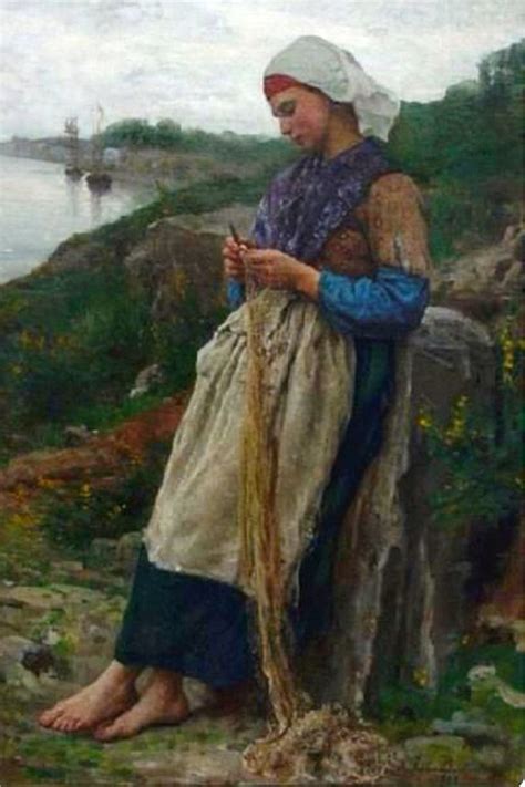 The Fishermans Daughter Jules Breton 1827 1906 Was A 19th Century