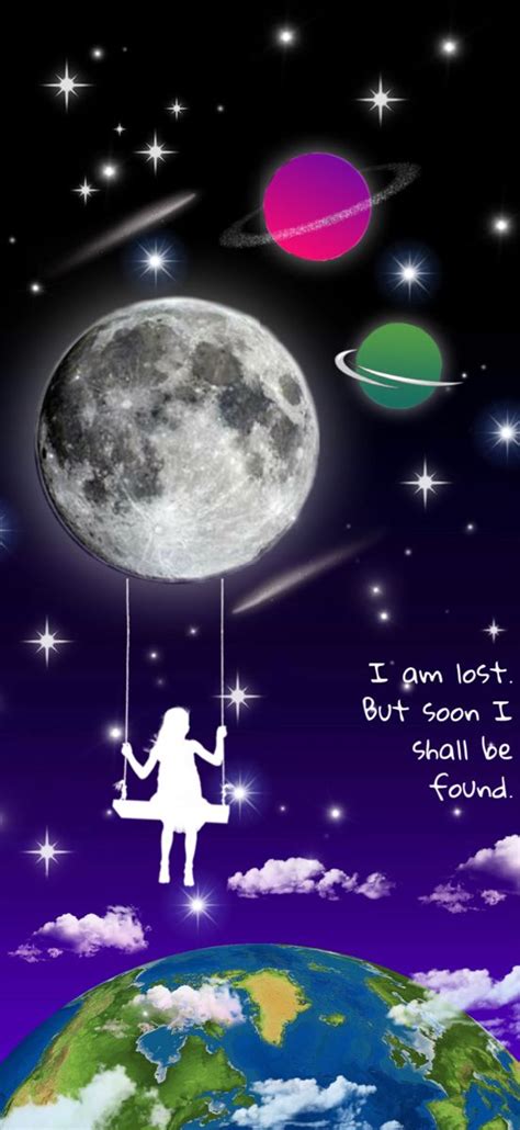 Moon girl wallpaper | Girl wallpaper, Wallpaper, Aesthetic wallpapers