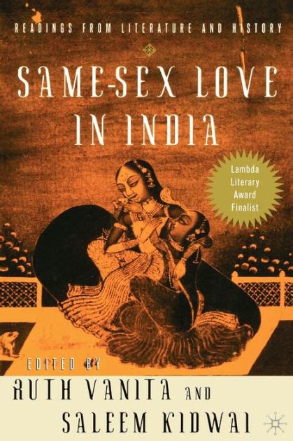 Same Sex Love In India Readings In Indian Literature By R Vanita Paperback Barnes And Noble®