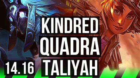 Kindred Vs Taliyah Jgl Quadra Solo Kills Legendary K