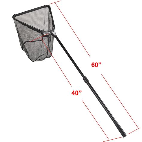 Fiblink Folding Aluminum Fishing Landing Net Fish Net With Extending T