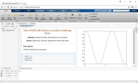 Matlab Online Live Editor Challenge Winners 2018 Matlab And Simulink