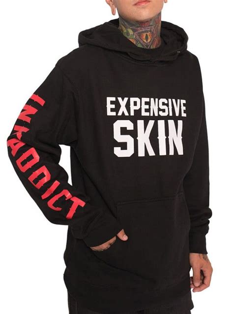 Expensive Skin Mens Hoodie By Inkaddict Inked Shop 1 Hoodies