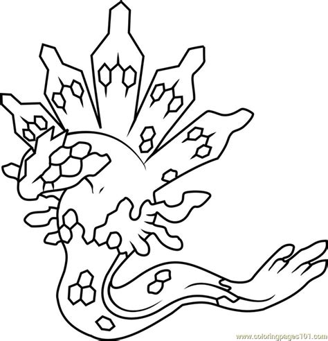 Please download the various pokemon coloring pages that we have collected below. Legendary Pokémon Zygarde | Pokemon coloring pages, Moon ...