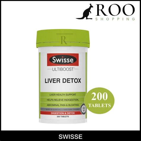 Swisse Liver Detox 200 Tablets Lazada