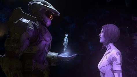 Halo Infinite Cortana Met Master Chief And Weapon Campaign Silent