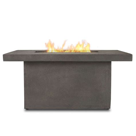 Real Flame Ventura Rectangle Propane Or Natural Gas Fire Pit Table C
