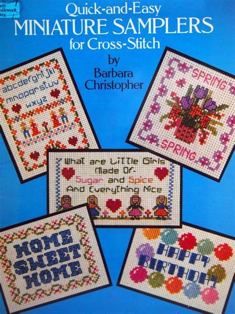 Landscape cross stitch pattern, set of 10 nature counted cross stitch chart, sunset forest, round, embroidery, whale, summer cross stitch thestitchpatterns 5 out of 5 stars (2,453) Quick And Easy Miniature Samplers For Cross Stitch By ...