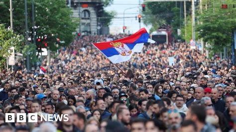 Serbia Shootings Tens Of Thousands Join Protests