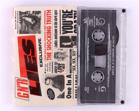 Guns N Roses G N R Lies Cassette Tape